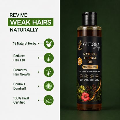 18 Herbal Blend Hair Growth Oil